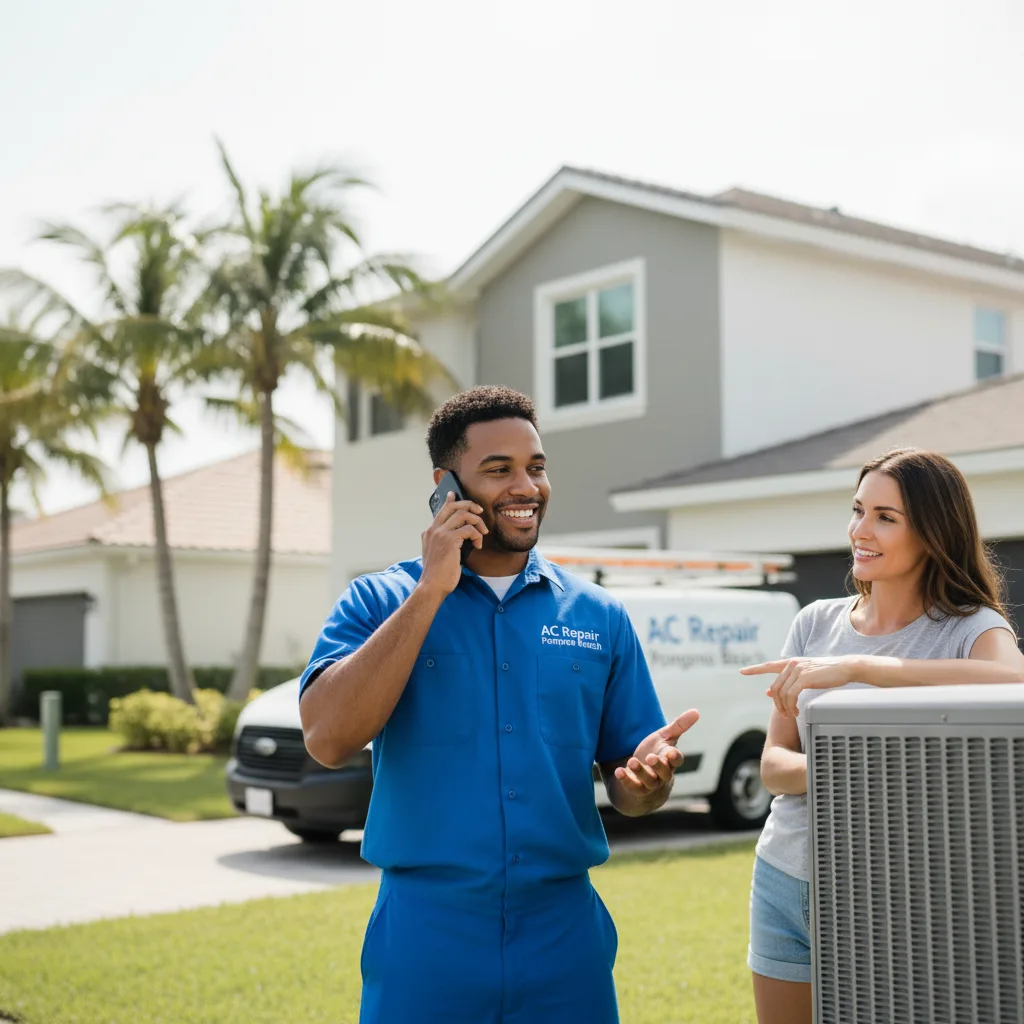 AC Repair Pompano Beach customer support in Dilliner